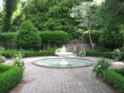 The Elizabethan Gardens in Manteo, NC provide a cool respite after basking along the sunny Sounds of North Carolina.